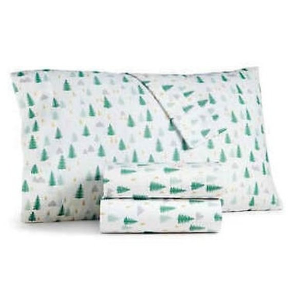MARTHA Stewart Collection Holiday Printed 4 PC. Sheet Set, Full